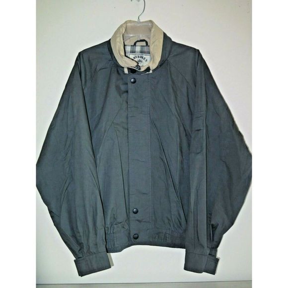 Aberdeen Collection Mens Sz L Olive Green Bomber Jacket w/Hood Cotton Blend EUC - Picture 1 of 9